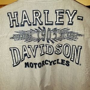 Harley-Davidson button up shirt